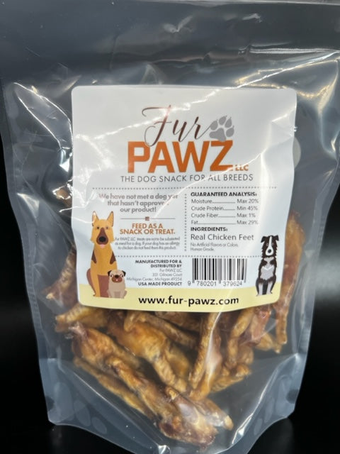Chicken Feet for Dogs (Case of 12)