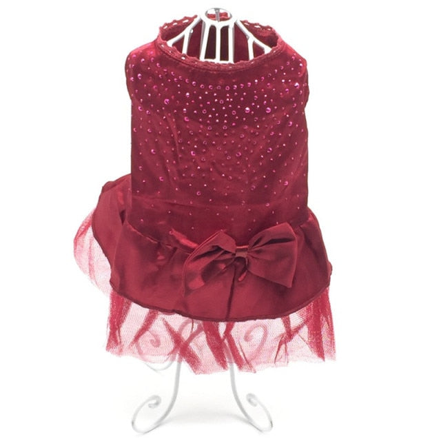 Summer Dog Dress Pet Dog Clothes for Small Dog Wedding Dress Skirt Puppy Clothing Spring Fashion Jean Pet Clothes XS-XXL