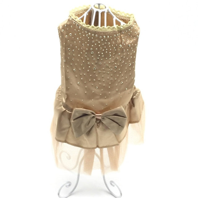 Summer Dog Dress Pet Dog Clothes for Small Dog Wedding Dress Skirt Puppy Clothing Spring Fashion Jean Pet Clothes XS-XXL