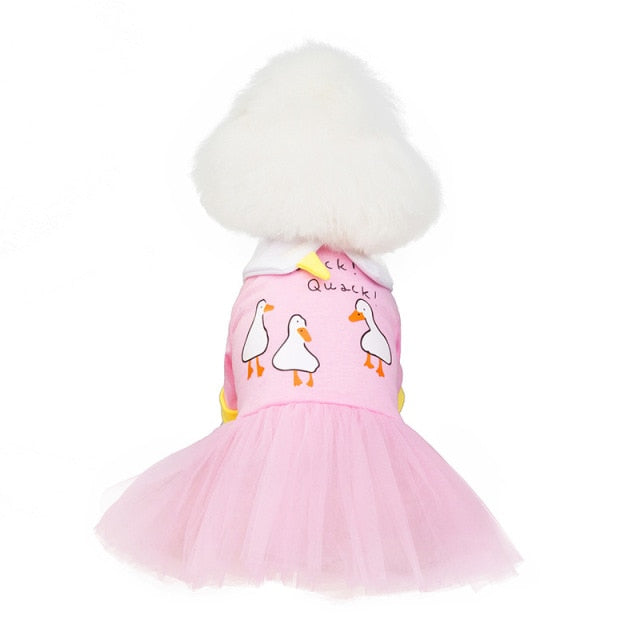 Summer Dog Lace Tullle Dress Pet Dog Clothes For Small Dog Party Birthday Wedding Bowknot Dress Puppy Costume Spring Pet Clothes