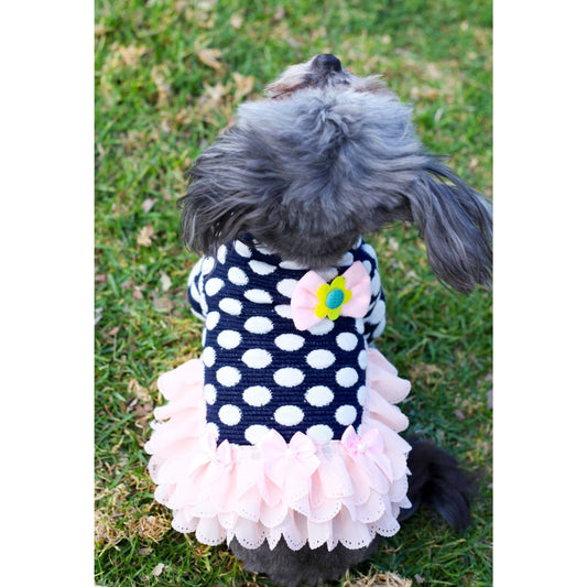 50s Polka-Dot Dog Dress