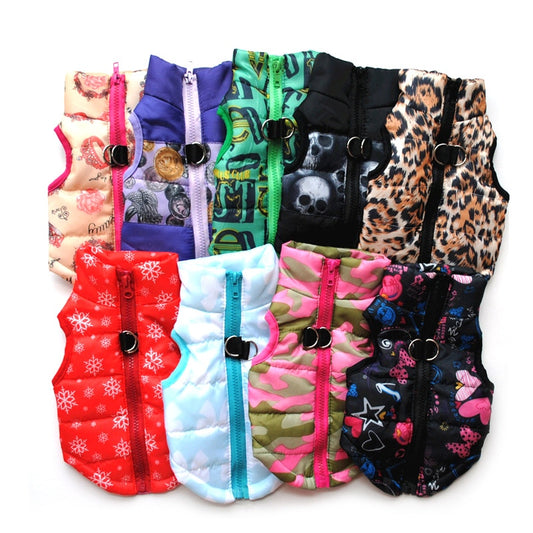 Pet Clothes Puppy Outfit Vest Warm Dog Clothes For Small Dogs Winter Windproof Pets Dog Jacket Coat Padded Chihuahua Apparel 20